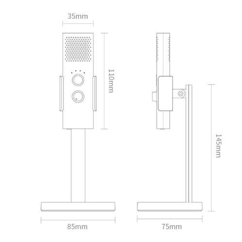 Xiaomi Youpin Yuemi USB Desktop Noise Reduction Wired Microphone(White) - HoMEdemic™ 