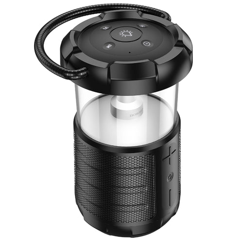 Borofone BP19 Travel Outdoor Bt Speaker With Camping Light(Black) - HoMEdemic™ 