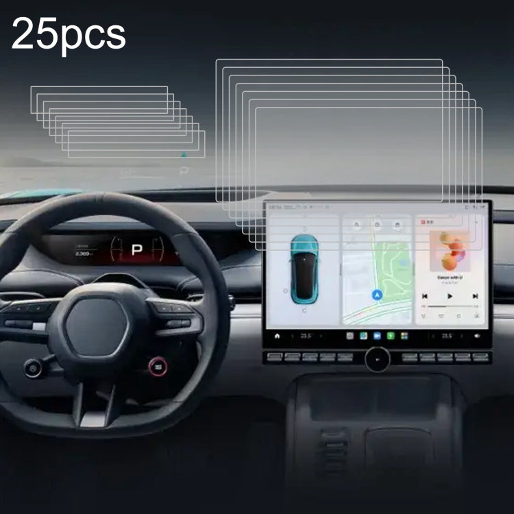 For XIAOMI SU7 25pcs Car Navigator Protective Film Tempered Glass Film - HoMEdemic™ 