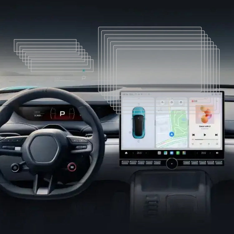 For XIAOMI SU7 25pcs Car Navigator Protective Film Tempered Glass Film - HoMEdemic™ 