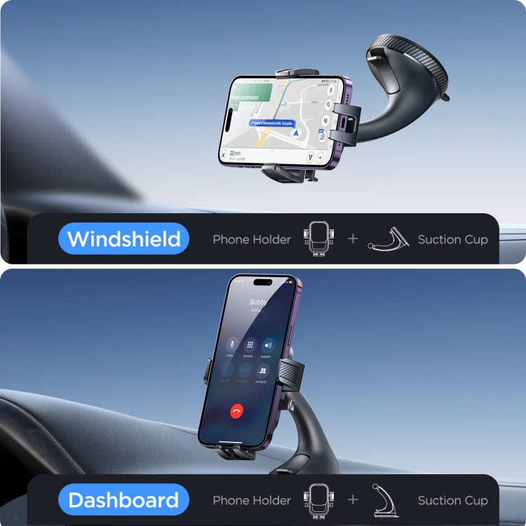 JOYROOM JR-OK6 Car Windshield Phone Holder(Black) - HoMEdemic™ 