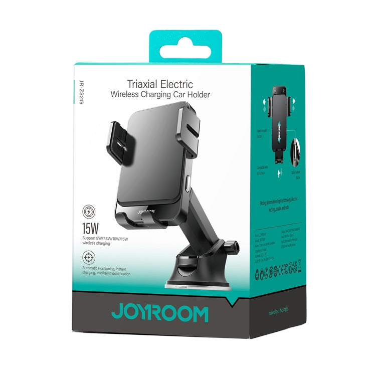 JOYROOM JR-ZS219 Car Dashboard Wireless Charging Stand(Black) - HoMEdemic™ 