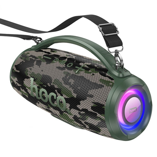 hoco HA4 Surge Outdoor Bluetooth 5.3 Speaker Support TWS / FM(Camouflage Green) - HoMEdemic™ 