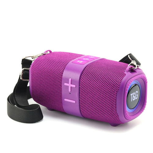 T&G TG667 Outdoor Portable TWS Wireless Bluetooth Speaker(Purple) - HoMEdemic™ 