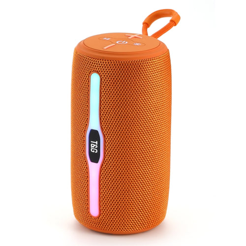 T&G TG675 Music Pulse Wireless Bluetooth Speaker with LED Light(Orange) - HoMEdemic™ 