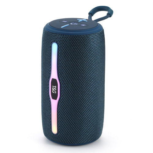 T&G TG675 Music Pulse Wireless Bluetooth Speaker with LED Light(Blue) - HoMEdemic™ 