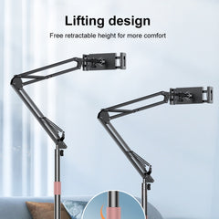 Yesido C295 Aluminum Alloy Floor Stand For Tablets/Phones(Black) - HoMEdemic™ 