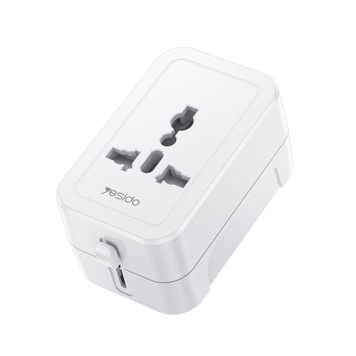 Yesido MC32 Global Universal Plug Adapter(White) - HoMEdemic™ 