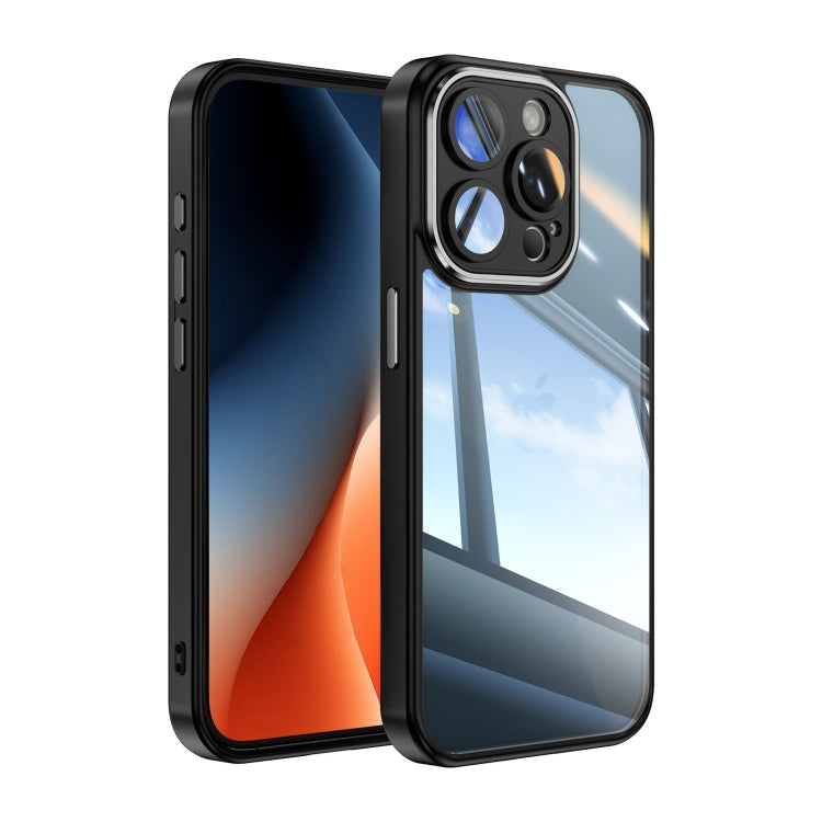 For iPhone 15 Pro Acrylic Hybrid TPU Armor Shockproof Phone Case(Black) - HoMEdemic™ 
