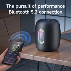 Zealot S64 Shocking Sound Super Subwoofer Bluetooth Speaker with RGB Light(Black) - HoMEdemic™ 