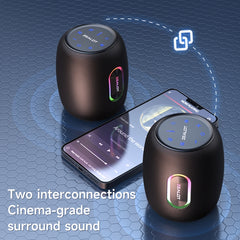Zealot S64 Shocking Sound Super Subwoofer Bluetooth Speaker with RGB Light(Black) - HoMEdemic™ 