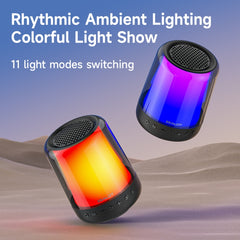 Zealot S66M RGB Rhythmic Light Karaoke Wireless Speaker, Style:Dual Mic(Black) - HoMEdemic™ 