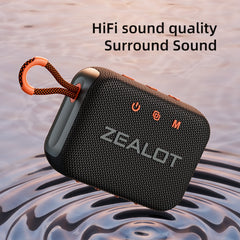 Zealot S75 Portable Outdoor IPX6 Waterproof Bluetooth Speaker(Orange) - HoMEdemic™ 