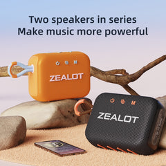 Zealot S75 Portable Outdoor IPX6 Waterproof Bluetooth Speaker(Orange) - HoMEdemic™ 