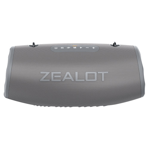 Zealot S87 80W Portable Outdoor Bluetooth Speaker with RGB Light(Grey) - HoMEdemic™ 