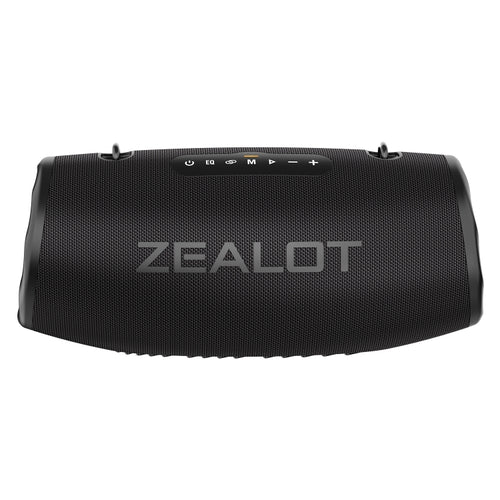 Zealot S87 80W Portable Outdoor Bluetooth Speaker with RGB Light(Black) - HoMEdemic™ 