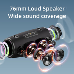 Zealot S87 80W Portable Outdoor Bluetooth Speaker with RGB Light(Camouflage) - HoMEdemic™ 