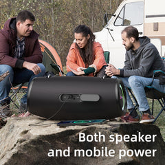 Zealot S87 80W Portable Outdoor Bluetooth Speaker with RGB Light(Camouflage) - HoMEdemic™ 