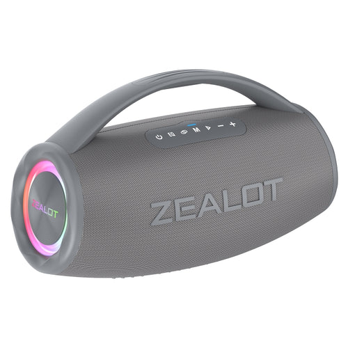 Zealot S97 80W Outdoor Portable RGB Light Bluetooth Speaker(Grey) - HoMEdemic™ 