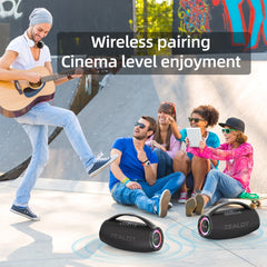 Zealot S97 80W Outdoor Portable RGB Light Bluetooth Speaker(Grey) - HoMEdemic™ 