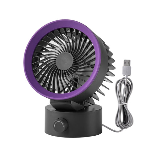 TGVIS LLD-F87 Desktop Circulating Fan Plug-in Version(Grey Purple) - HoMEdemic™ 