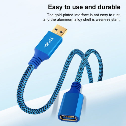 Printer / Hard Disk USB 3.0 Male to Female Extension Cable, Length:0.3m(Blue) - HoMEdemic™ 