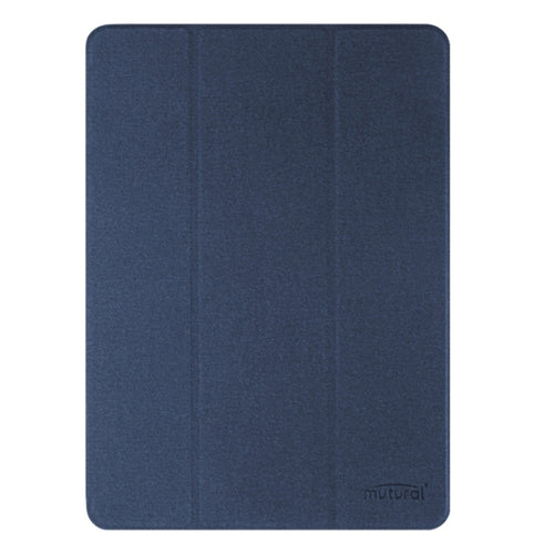 For iPad Pro 13 2024 Mutural YASHI Series Tablet Leather Smart Case(Blue) - HoMEdemic™ 