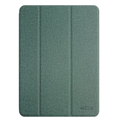 For iPad Pro 13 2024 Mutural YASHI Series Tablet Leather Smart Case(Green) - HoMEdemic™ 