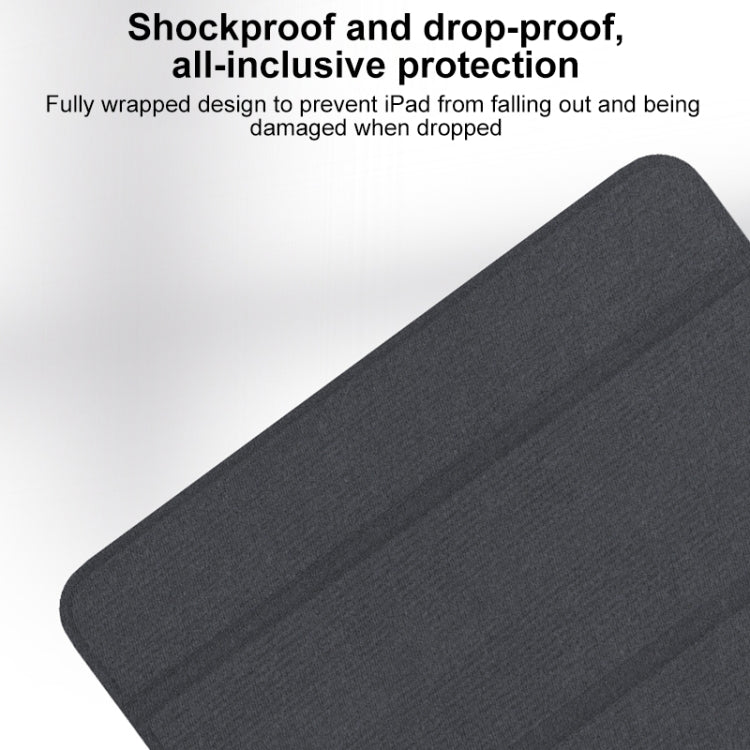 For iPad Air 13 2025 / 2024 Mutural YASHI Series Tablet Leather Smart Case(Grey) - HoMEdemic™ 