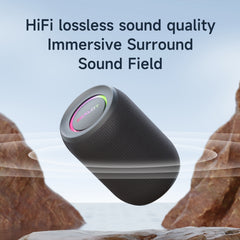 Zealot S32 Pro 15W High Power Bluetooth Speaker with Colorful Light(Black) - HoMEdemic™ 