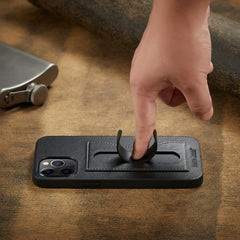 Fierre Shann Full Coverage Protective Leather Case with Holder & Card Slot, For iPhone 12 mini, For iPhone 12 / 12 Pro, For iPhone 12 Pro Max, For Galaxy Note20, For Galaxy Note20 Ultra - HoMEdemic™ 