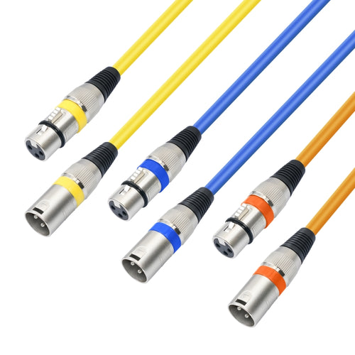 10pcs / Set XLR 3pin Male to Female Audio Cable, Length: 1m - HoMEdemic™ 