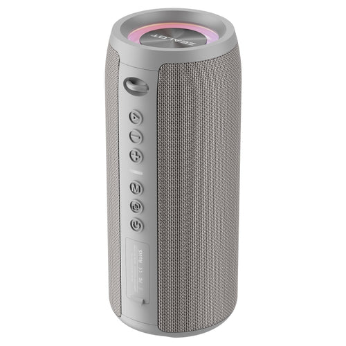 Zealot S51 Pro Shocking Bass Bluetooth Speaker with Colorful Light(Grey) - HoMEdemic™ 