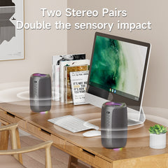 Zealot S61M RGB Rhythmic Light Karaoke Wireless Speaker, Style:Single Mic(Black) - HoMEdemic™ 