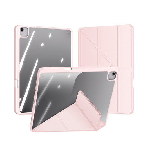 For iPad Air 13 2024 DUX DUCIS Magi Series Smart Leather Tablet Case(Pink) - HoMEdemic™ 