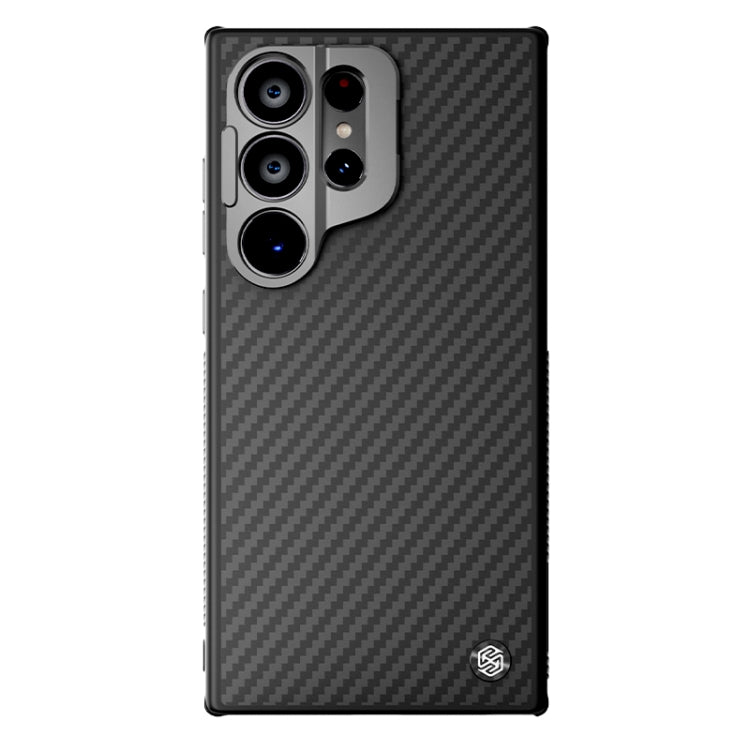 For Samsung Galaxy S24 Ultra 5G NILLKIN Aramid Fiber Fine Hole Phone Case(Black) - HoMEdemic™ 