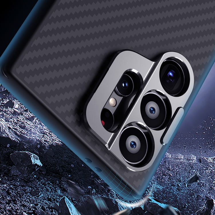 For Samsung Galaxy S24 Ultra 5G NILLKIN Aramid Fiber Fine Hole Phone Case(Black) - HoMEdemic™ 