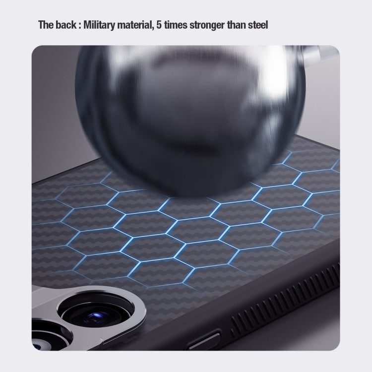 For Samsung Galaxy S24 Ultra 5G NILLKIN Aramid Fiber Fine Hole MagSafe Magnetic Phone Case(Black) - HoMEdemic™ 