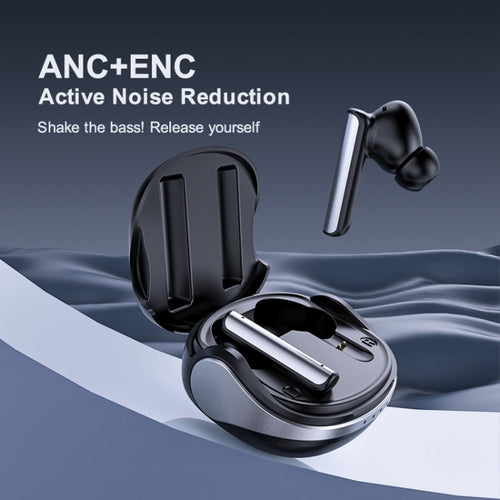 Langsdom TA03 ANC Active Noise Reduction Wireless Bluetooth Earphone(Black) - HoMEdemic™ 