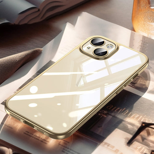 For iPhone 15 Plus SULADA Electroplating Frosted PC + TPU Shockproof Phone Case(Gold) - HoMEdemic™ 