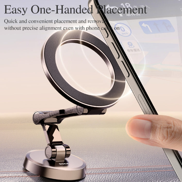 ROCK Q08 Car Magnetic Foldable Phone Holder(Black) - HoMEdemic™ 