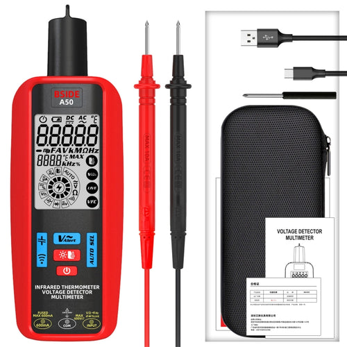 BSIDE A50 Infrared Temperature Test Digital Multimeter - HoMEdemic™ 