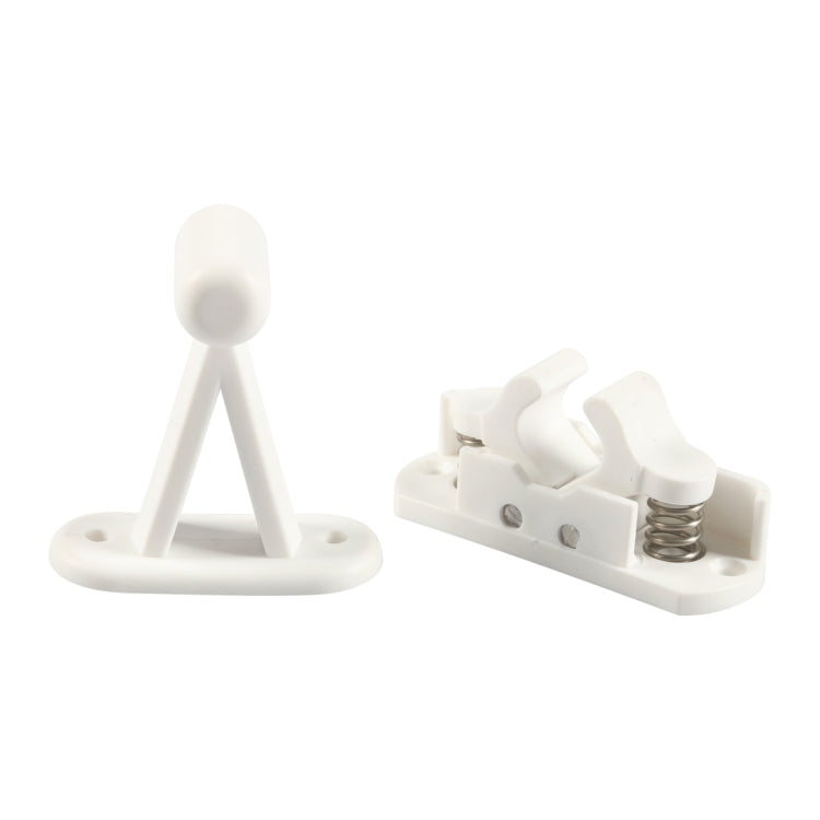 2pcs / Set RV Nylon Buffer Door Stopper with Spring(White) - HoMEdemic™ 