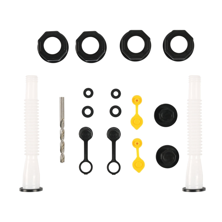 2pcs / Set Hexagonal Nut Oil Guide Tube with 8mm Drill Bit(White) - HoMEdemic™ 