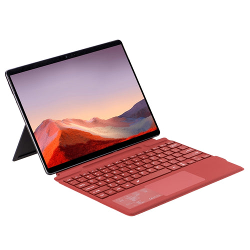 For Microsoft Surface Pro 10 / Pro 9 2089D Backlight Wireless Bluetooth Keyboard Leather Case with Touchpad(Wine Red) - HoMEdemic™ 