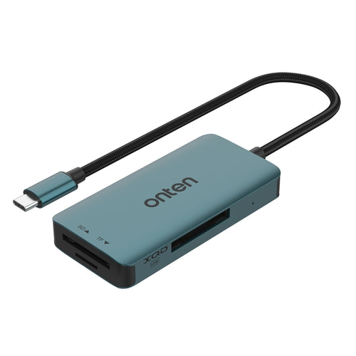 Onten C13 3 in 1 USB-C / Type-C to XQD & SD & TF Card Reader(Pine Green) - HoMEdemic™ 