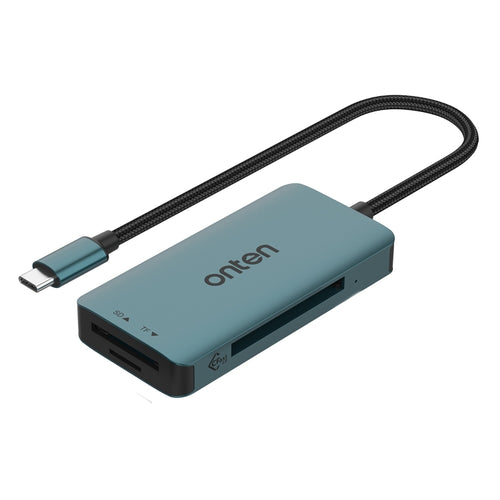 Onten C15 3 in 1 USB-C / Type-C to CFast 2.0 & SD & TF Card Reader(Pine Green) - HoMEdemic™ 