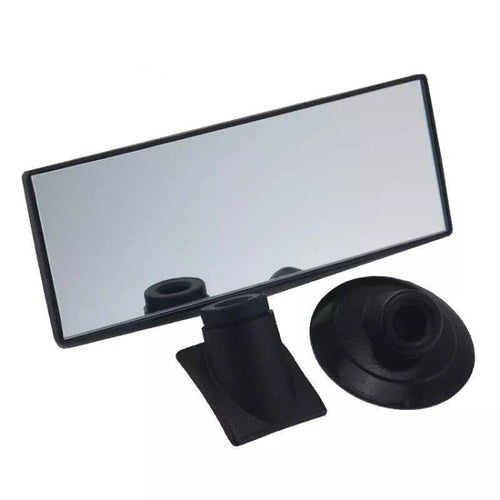 3R 3R-123 Car Suction Cup Curved Wide Angle Rear View Mirror - HoMEdemic™ 