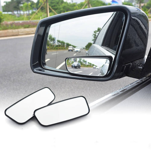 3R 3R-059 Car Auxiliary Side View Mirror Round Blind Spot Wide Angle Mirror - HoMEdemic™ 