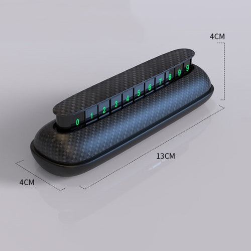 3R-2154 Car Temporary Parking Card Hidden Luminous Phone Number Plate - HoMEdemic™ 